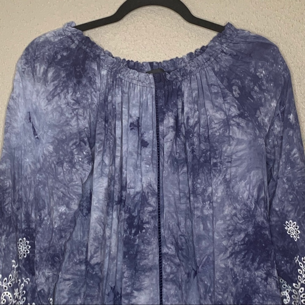 Romeo + Juliet Couture Tie Dye Dress Blue Size M - Picture 2 of 11